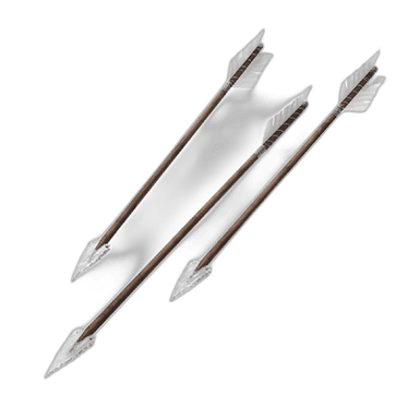 Arrows used in crossbows