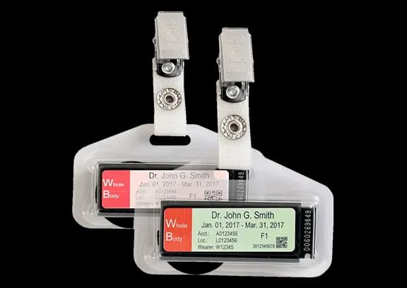 Dosimeter badge