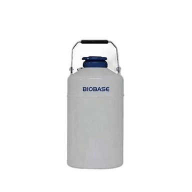 Liquid nitrogen in a dry shipper