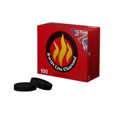 Quick lighting charcoal tablets
