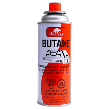 Butane cylinders
