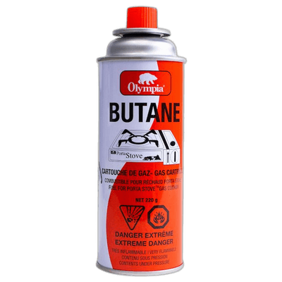 Butane cylinders